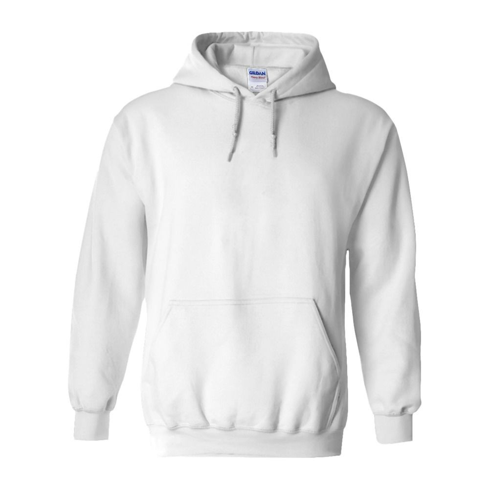 Gildan 18500 - Wholesale Hoodie Heavyweight Blend Hooded 8 oz. - White |  Needen USA