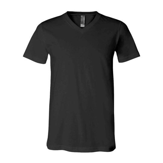 Bella+Canvas B3005 - T-shirt unisexe en jersey à manches courtes et col en V