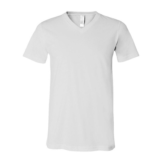 Bella+Canvas B3005 - T-shirt unisexe en jersey à manches courtes et col en V