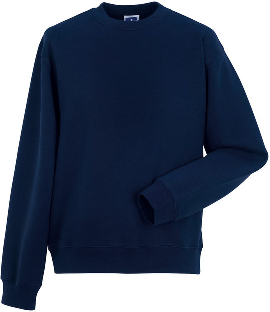 Russell RU262M - KLASSISK SWEATSHIRT MED INNSATTE ERMER