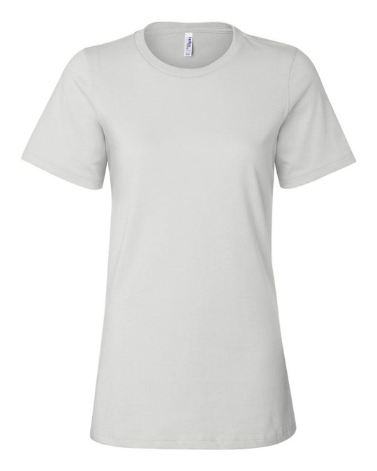 Bella+Canvas B6400 - Camiseta de manga corta de jersey relajado para mujer Missy