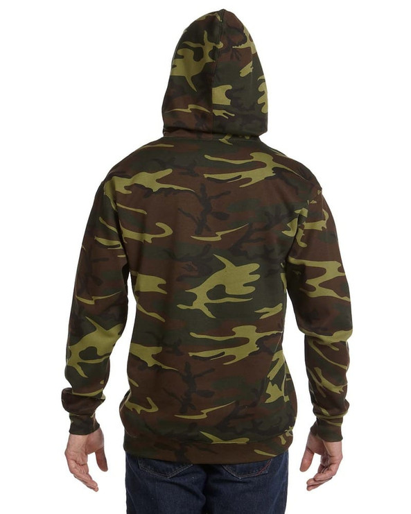 Code Five 3969 - Camouflage Pullover Hooded Sweatshirt