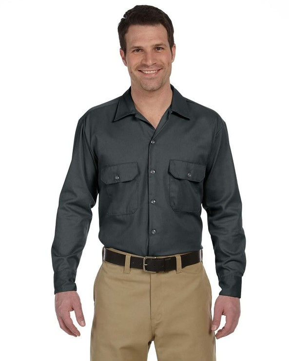Dickies 574 - Chemise de travail pour homme à manches longues, 5,25 oz