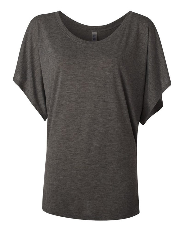 BELLA+CANVAS B8821 - Bella Women's Flowy Draped Sleeve Dolman Tee