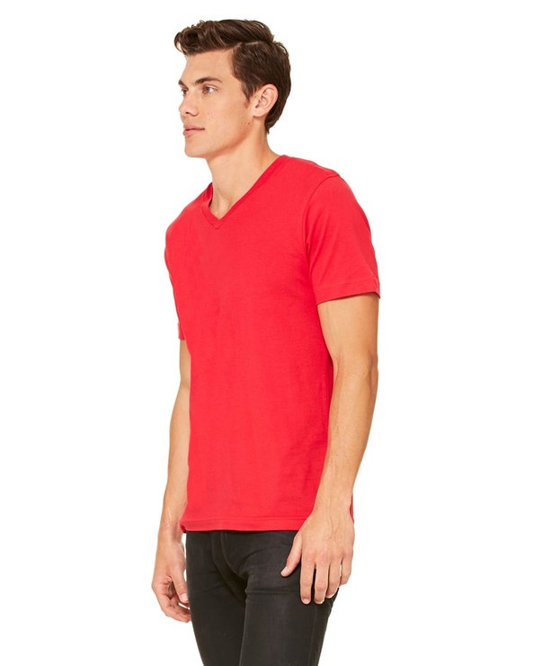 Bella+Canvas 3005 - t-shirt jersey unisexe à manches courtes et encolure en V