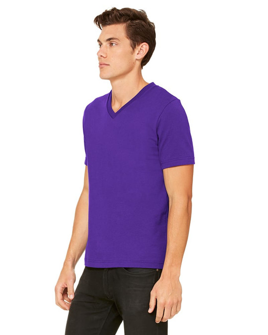 Bella+Canvas 3005 - t-shirt jersey unisexe à manches courtes et encolure en V