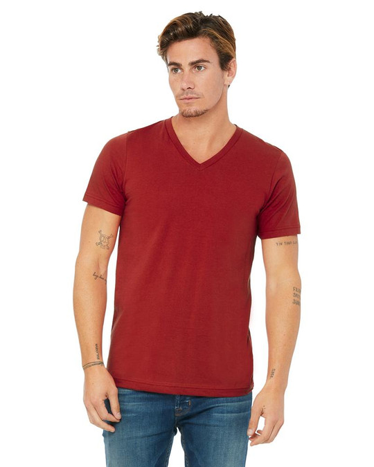 Bella+Canvas 3005 - Camiseta de Manga Corta con Cuello en V Unisex