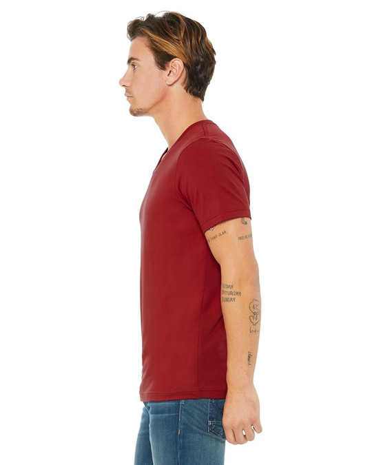 Bella+Canvas 3005 - Camiseta de Manga Corta con Cuello en V Unisex