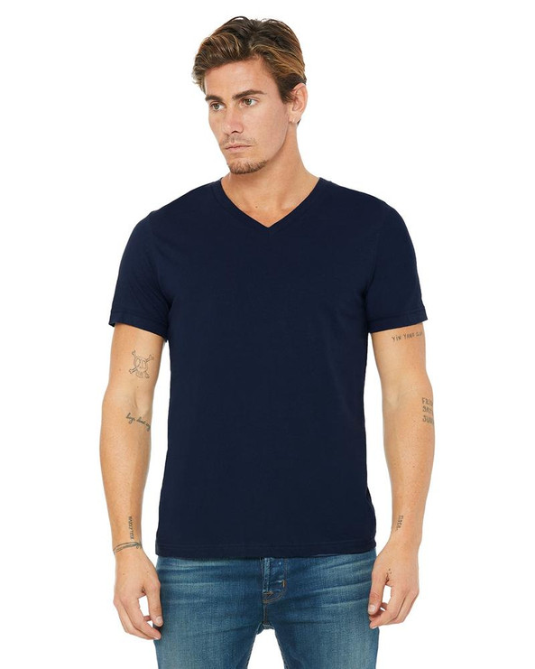 Bella+Canvas 3005 - t-shirt jersey unisexe à manches courtes et encolure en V