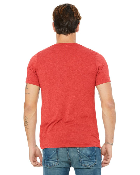 Bella+Canvas 3415C - Unisex Triblend Short-Sleeve V-Neck T-Shirt