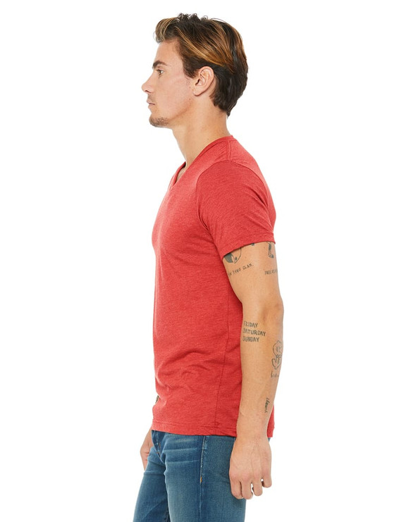 Bella+Canvas 3415C - Unisex Triblend Short-Sleeve V-Neck T-Shirt