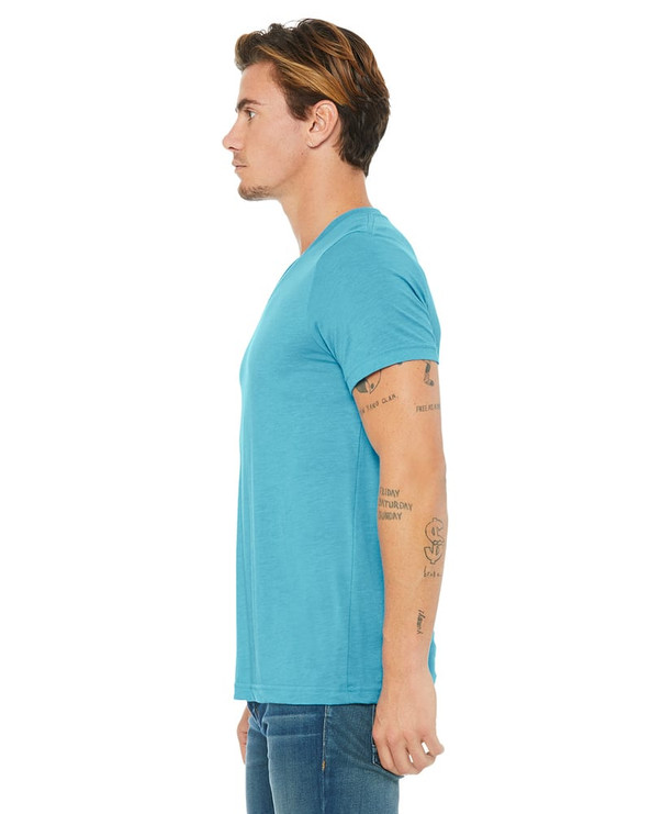 Bella+Canvas 3415C - t-shirt unisexe Triblend à manches courtes avec encolure en V