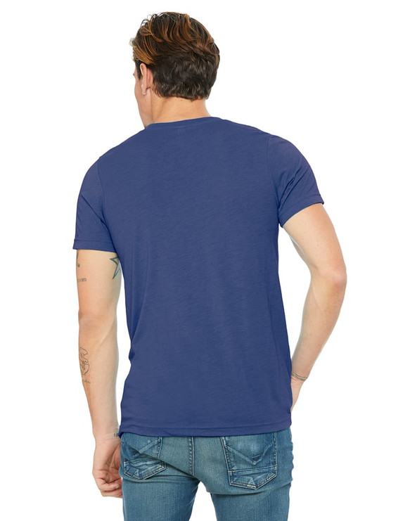 Bella+Canvas 3415C - t-shirt unisexe Triblend à manches courtes avec encolure en V