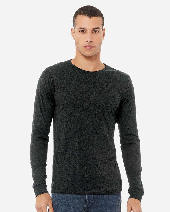 Bella+Canvas 3501 - Men’s Jersey Long-Sleeve T-Shirt