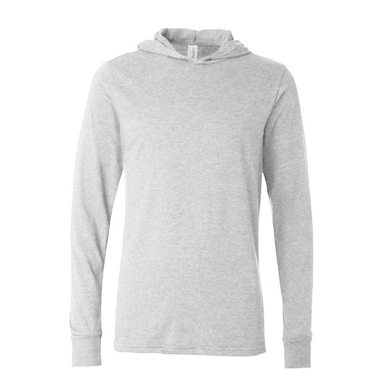 Bella+Canvas 3512 - t-shirt jersey unisexe à capuchon et manches longues