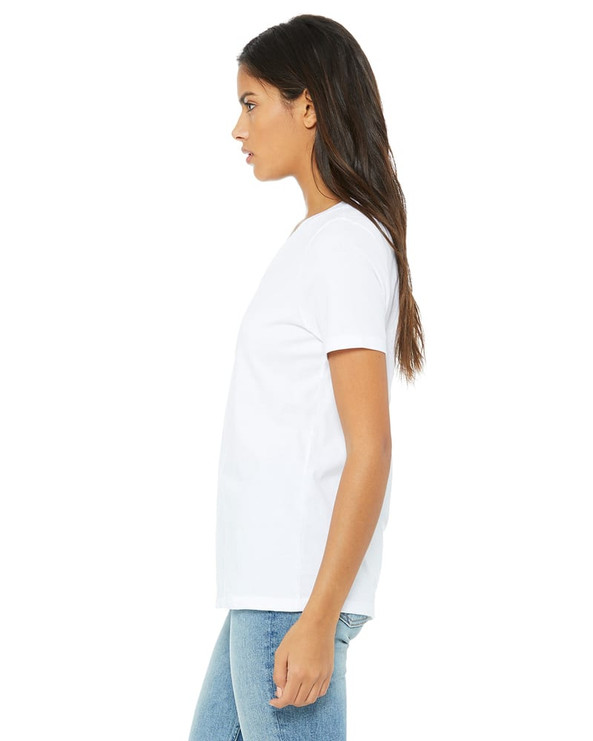 Bella+Canvas 6405 - t-shirt jersey Missy à manches courtes et encolure en V