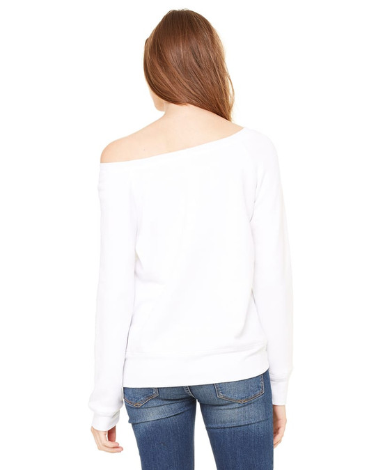 Bella+Canvas 7501 - Ladies Sponge Fleece Wide Neck Sweatshirt