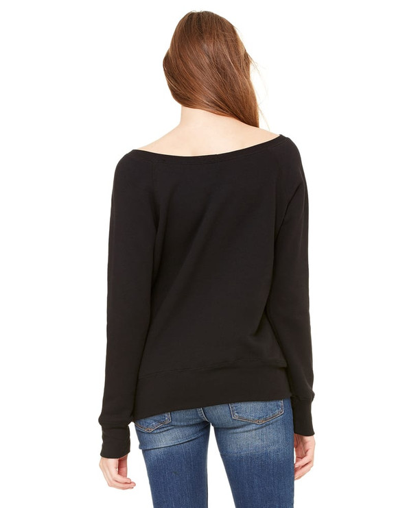 Bella+Canvas 7501 - chandail en molleton éponge pour femme avec large encolure