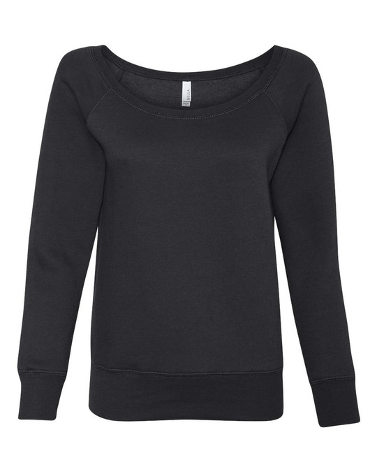 Bella+Canvas 7501 - Ladies Sponge Fleece Wide Neck Sweatshirt
