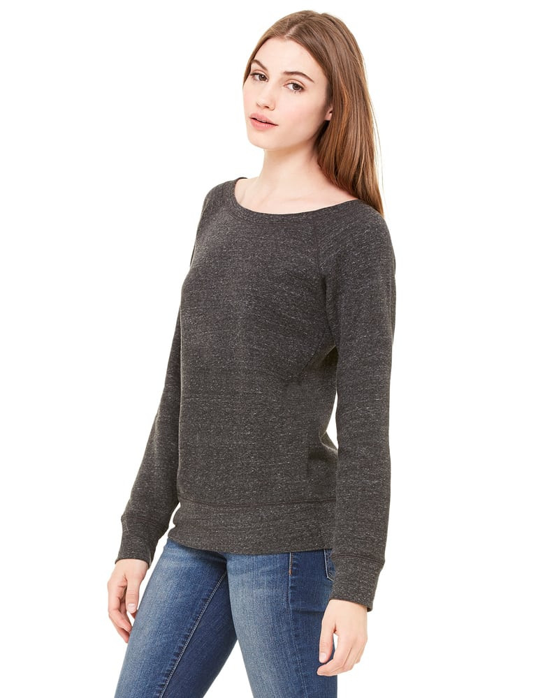Bella+Canvas 7501 - Ladies Sponge Fleece Wide Neck Sweatshirt