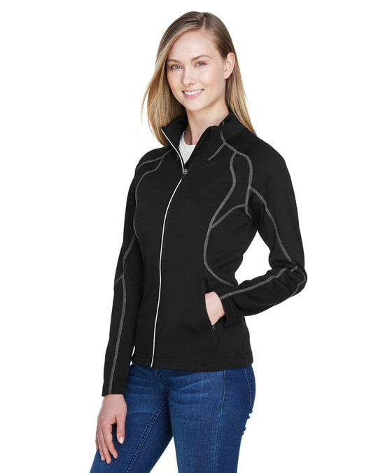 North End 78174 - Chaqueta de Forro Polar de Rendimiento para Damas Gravity