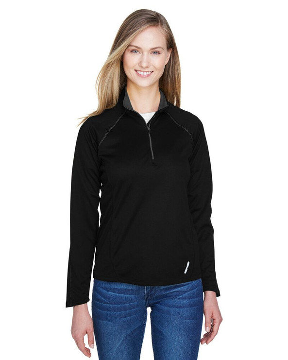 Ash City North End 78187 - Radar Ladies' Half-Zip Performance Long Sleeve Top 
