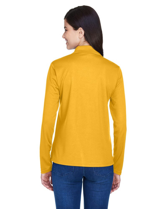 Ash City Core 365 78192 - Pinnacle Pour Femme Polos En Piqué Performance Core 365™ À Manches Longues
