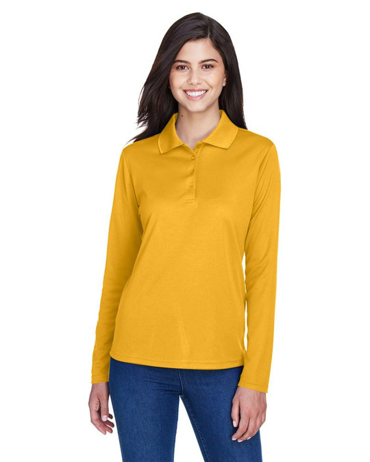 Ash City Core 365 78192 - Pinnacle Pour Femme Polos En Piqué Performance Core 365™ À Manches Longues
