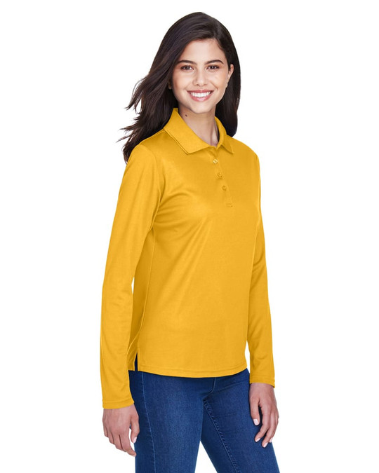 Ash City Core 365 78192 - Pinnacle Pour Femme Polos En Piqué Performance Core 365™ À Manches Longues