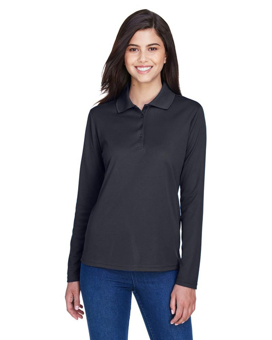 Ash City Core 365 78192 - Pinnacle Pour Femme Polos En Piqué Performance Core 365™ À Manches Longues