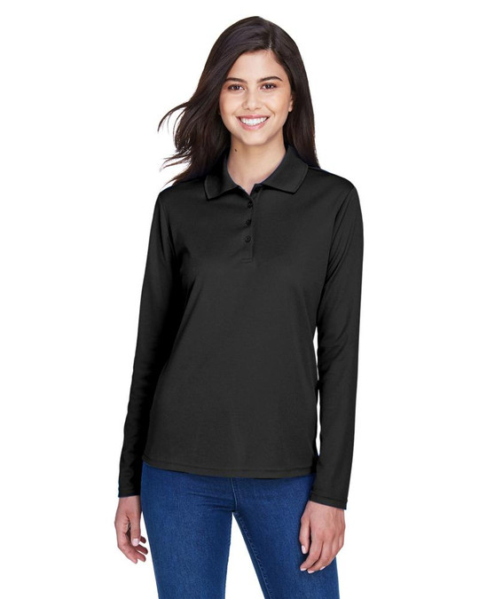 Ash City Core 365 78192 - Pinnacle Pour Femme Polos En Piqué Performance Core 365™ À Manches Longues