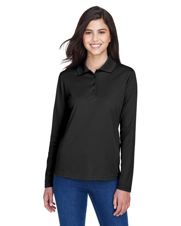 Ash City Core 365 78192 - Pinnacle Pour Femme Polos En Piqué Performance Core 365™ À Manches Longues