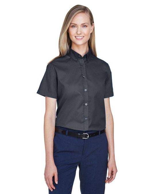 Ash City Core 365 78194 - Optimum Pour Femme Chemises En Twill Core 365™ À Manches Courtes