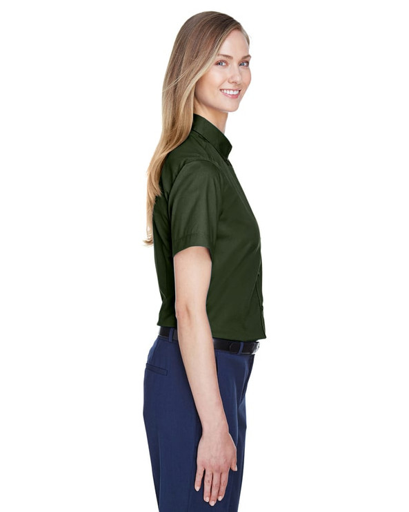 Ash City Core 365 78194 - Optimum Pour Femme Chemises En Twill Core 365™ À Manches Courtes