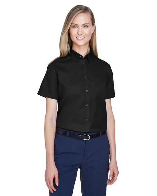 Ash City Core 365 78194 - Optimum Pour Femme Chemises En Twill Core 365™ À Manches Courtes