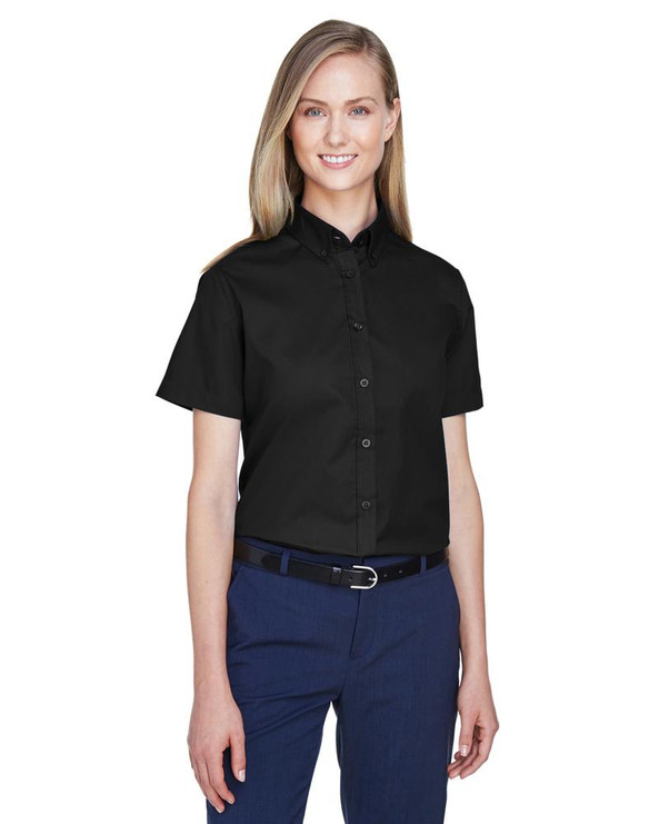 Ash City Core 365 78194 - Optimum Pour Femme Chemises En Twill Core 365™ À Manches Courtes