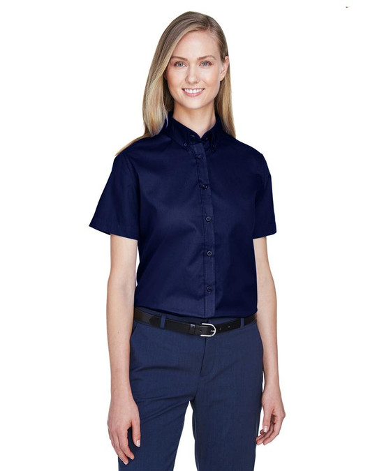 Ash City Core 365 78194 - Optimum Pour Femme Chemises En Twill Core 365™ À Manches Courtes