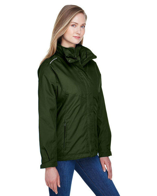 Ash City Core 365 78205 - Region Manteaux 3 En 1 Avec Manteau-Doublure En Molleton Pour Femme