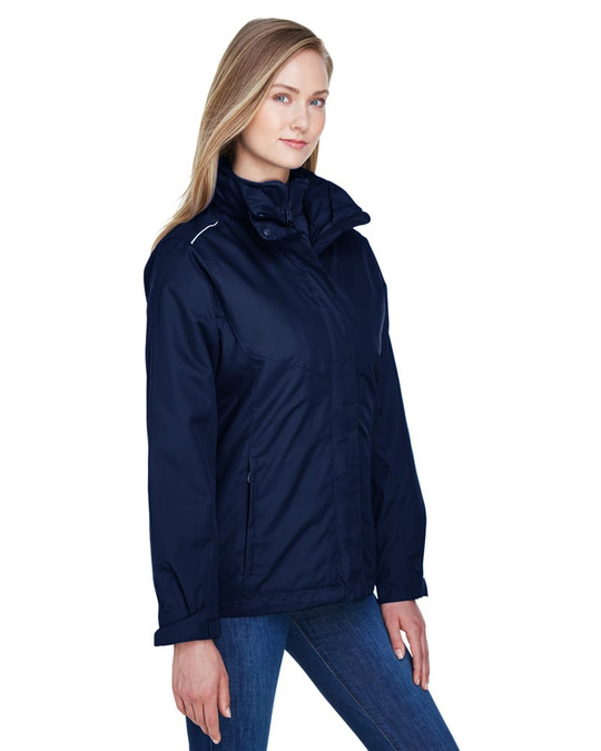 Ash City Core 365 78205 - Region Manteaux 3 En 1 Avec Manteau-Doublure En Molleton Pour Femme