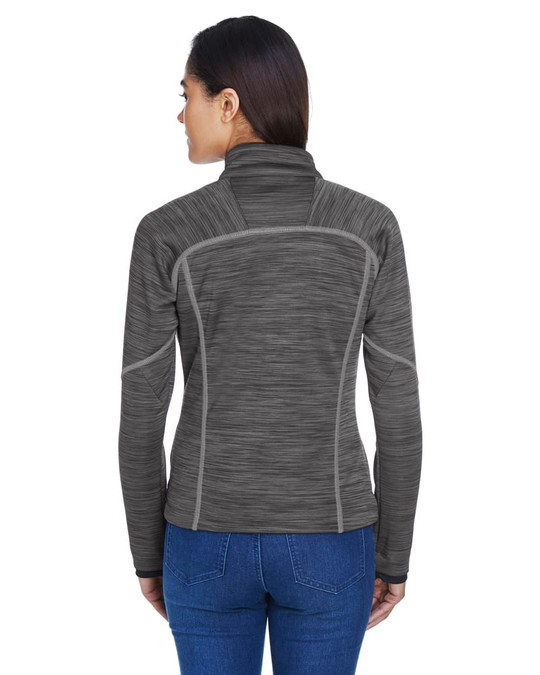 Ash City North End 78697 - Flux Ladies' Melange Bonded Fleece Jackets