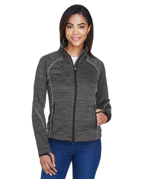 Ash City North End 78697 - Flux Ladies' Melange Bonded Fleece Jackets