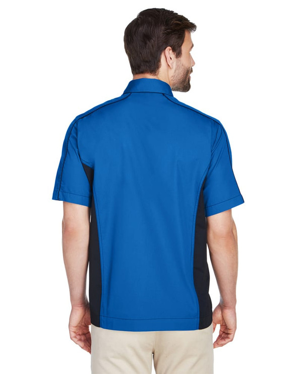 North End 87042 - Camisas Fuse Men's Color-Block Twill