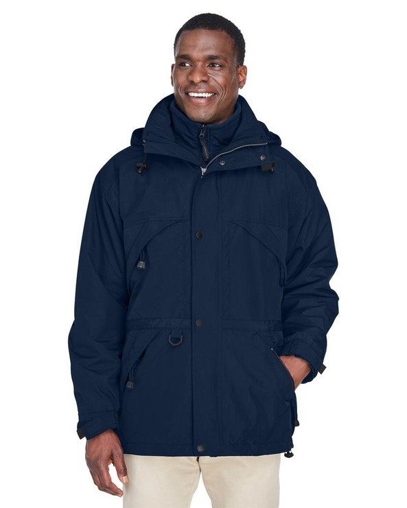 Ash City North End 88007 - Parka Techno Series 3-En-1 Pour Homme Avec Garniture Armurée