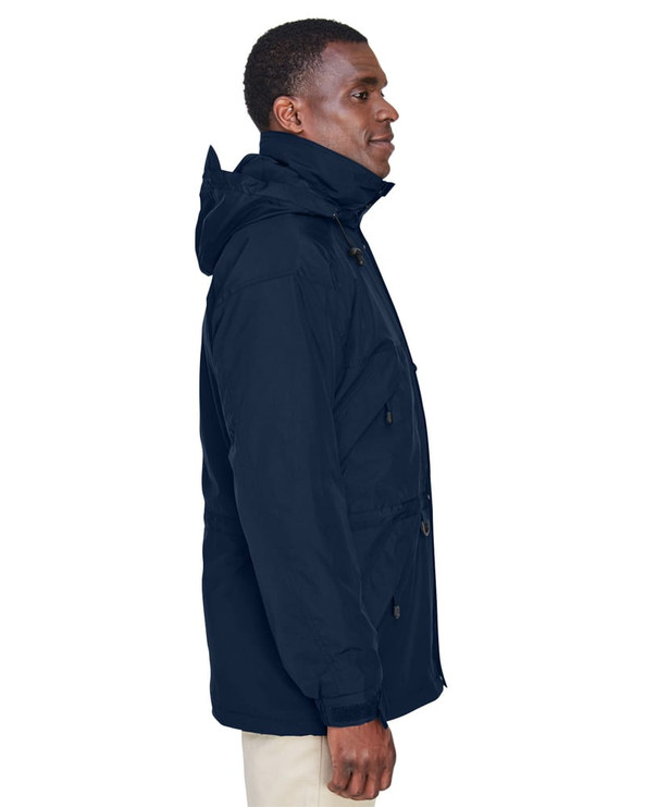 Ash City North End 88007 - Parka Techno Series 3-En-1 Pour Homme Avec Garniture Armurée