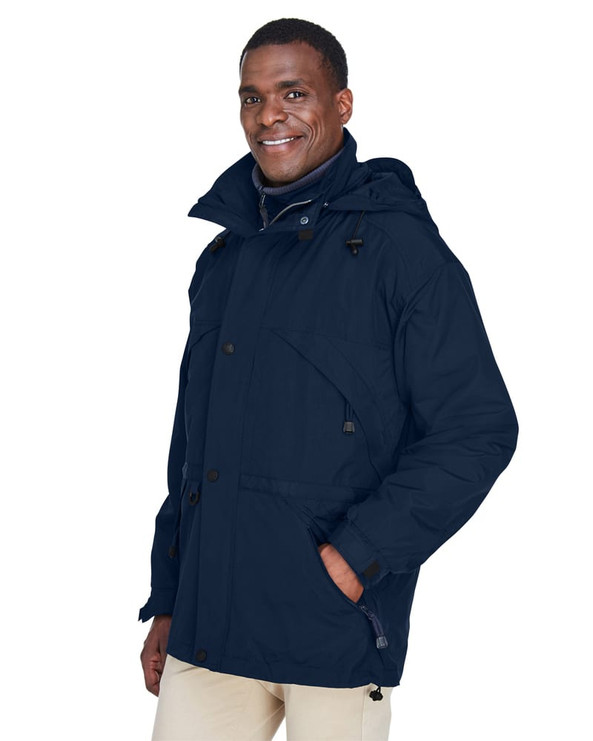 Ash City North End 88007 - Parka Techno Series 3-En-1 Pour Homme Avec Garniture Armurée