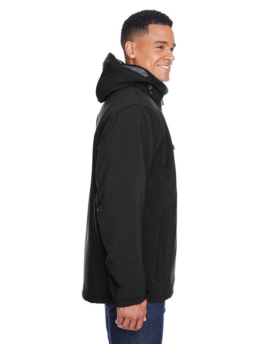 North End 88159 - Chaqueta Soft Shell Aislada Glacier Con Capucha Desmontable