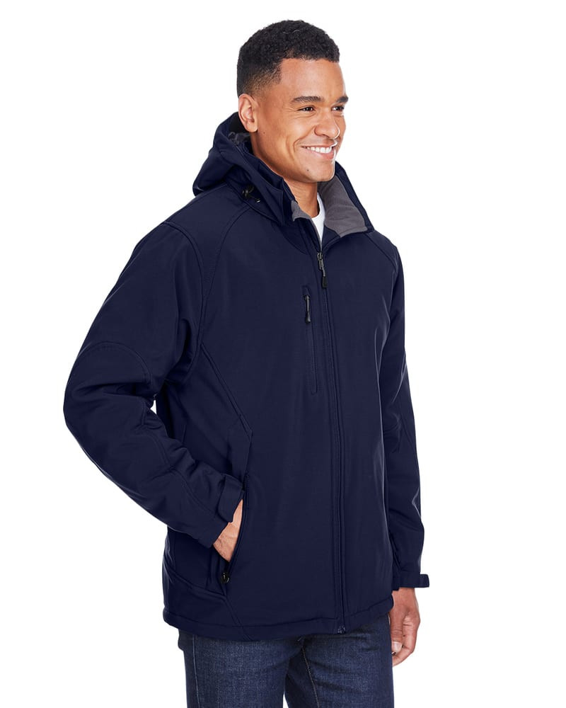 North End 88159 - Chaqueta Soft Shell Aislada Glacier Con Capucha Desmontable