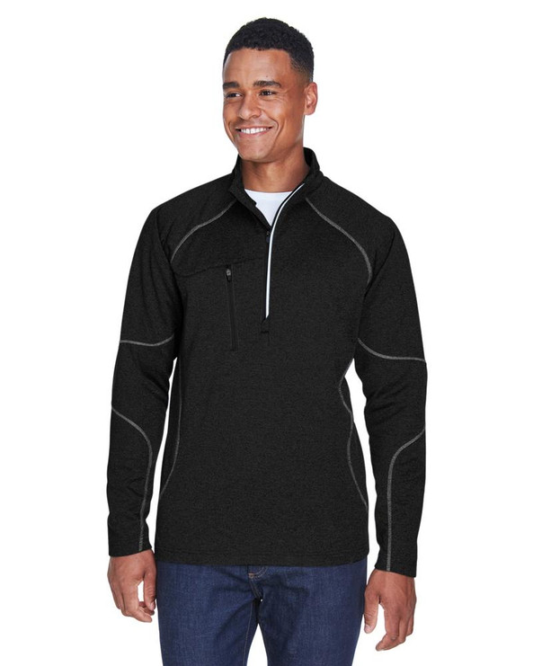 Ash City North End 88175 - Catalyst Manteau Performance En Molleton Pour Homme Avec Glissière Mi-Hauteur