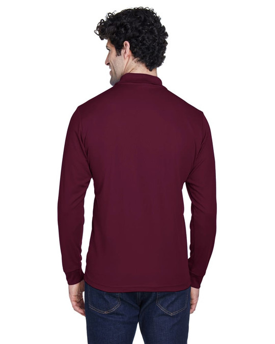 Ash City Core 365 88192 - Pinnacle Pour Hommes Polos En Piqué Performance Core 365™ À Manches Longues