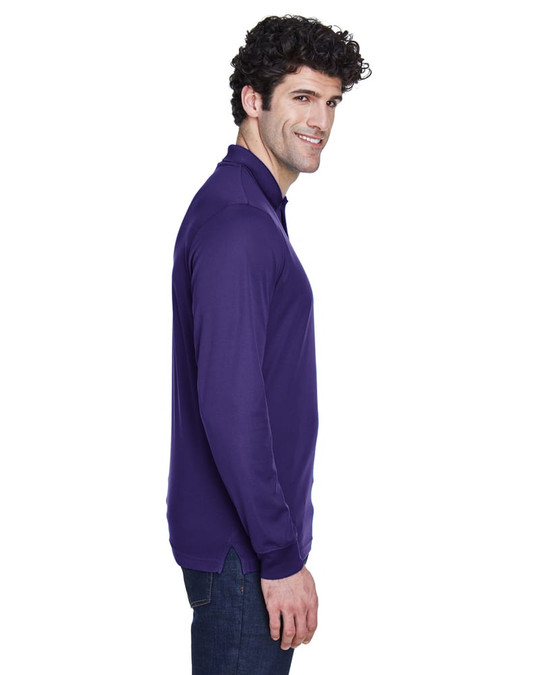 Ash City Core 365 88192 - Pinnacle Pour Hommes Polos En Piqué Performance Core 365™ À Manches Longues